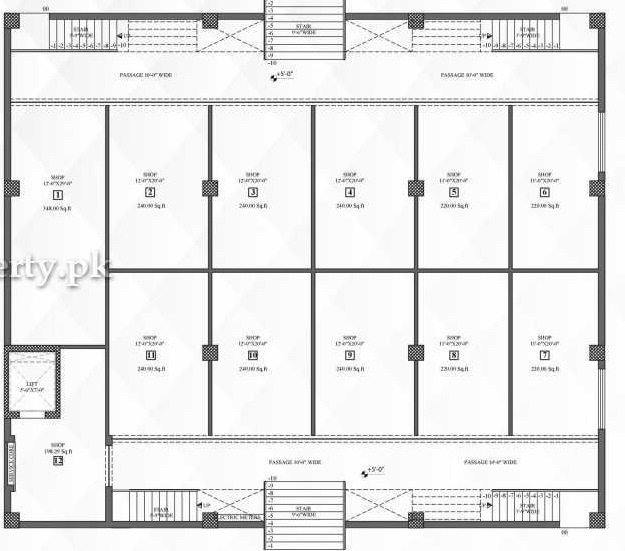 Business Bay Lower Ground Floor Plan