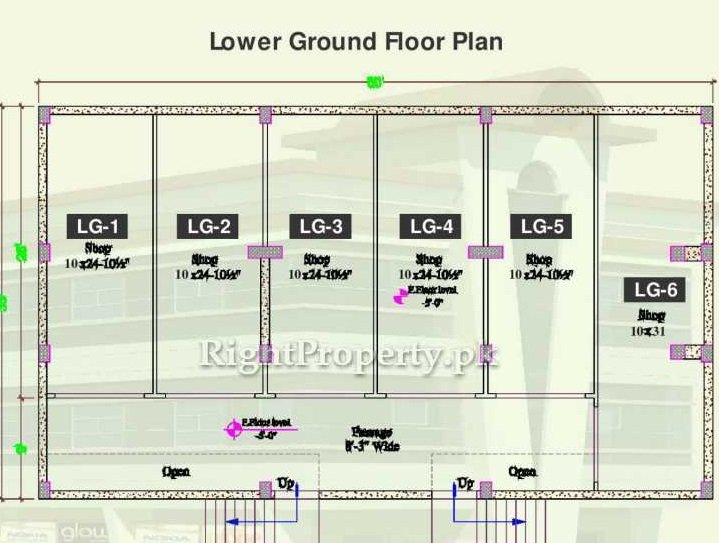 Win Win Square Lower Ground Floor Layout Plan