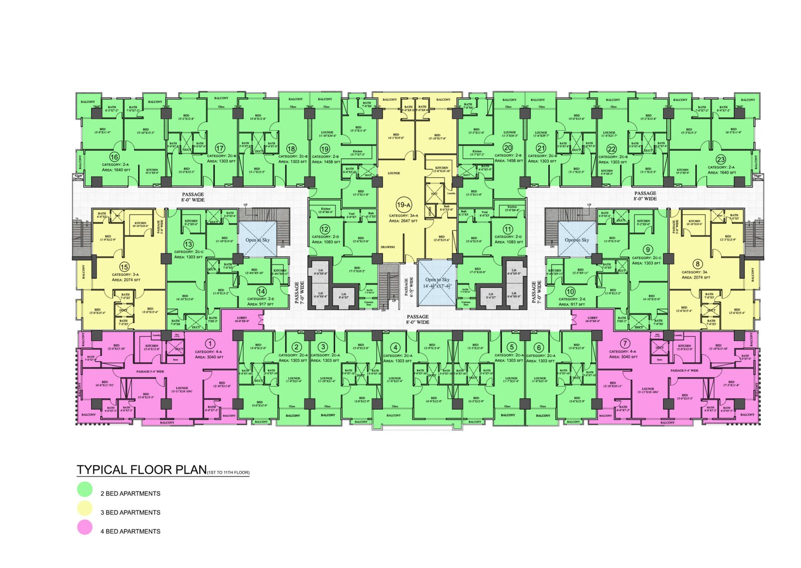 E Park Faisal Town Floor Plan