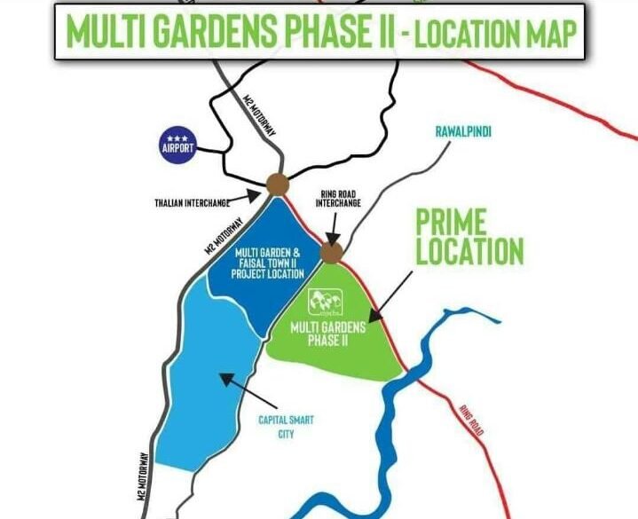 Multi Garden Phase 2 Islamabad Location
