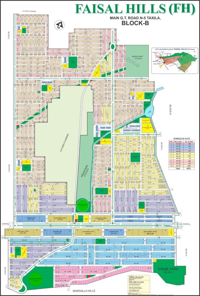 Faisal Hills Block B Map