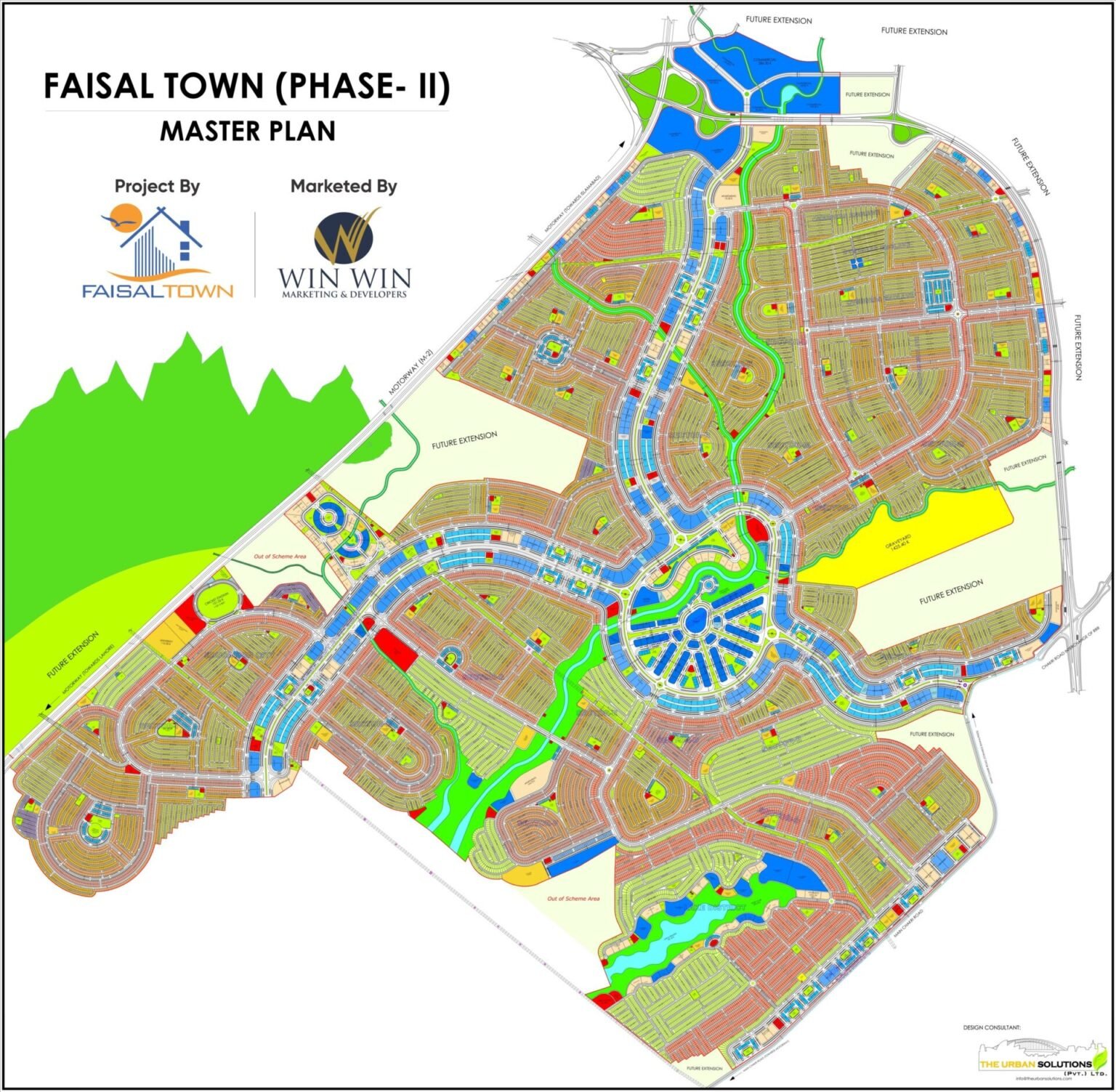 Faisal Town Phase 2 Layout Plan