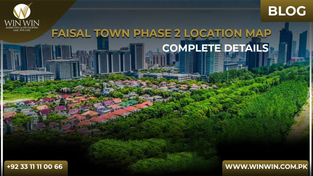 Faisal Town Phase 2 location map