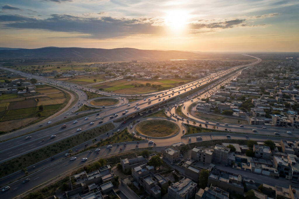 Chakri Road and Real Estate Projects