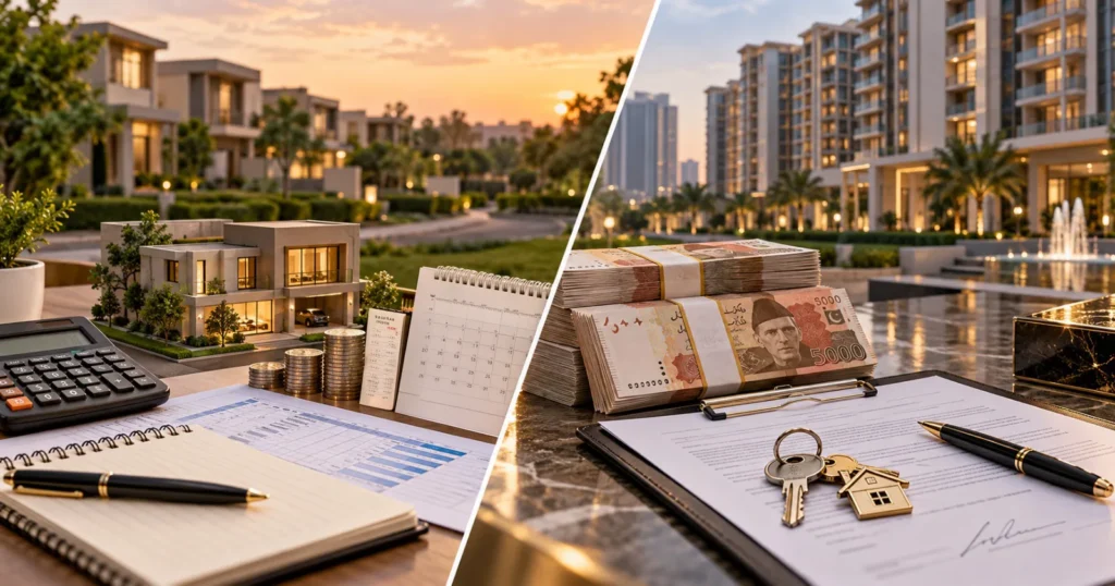 Property Investment on Installments vs Cash in Pakistan