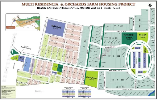 Multi Orchard Residencia Layout Plan