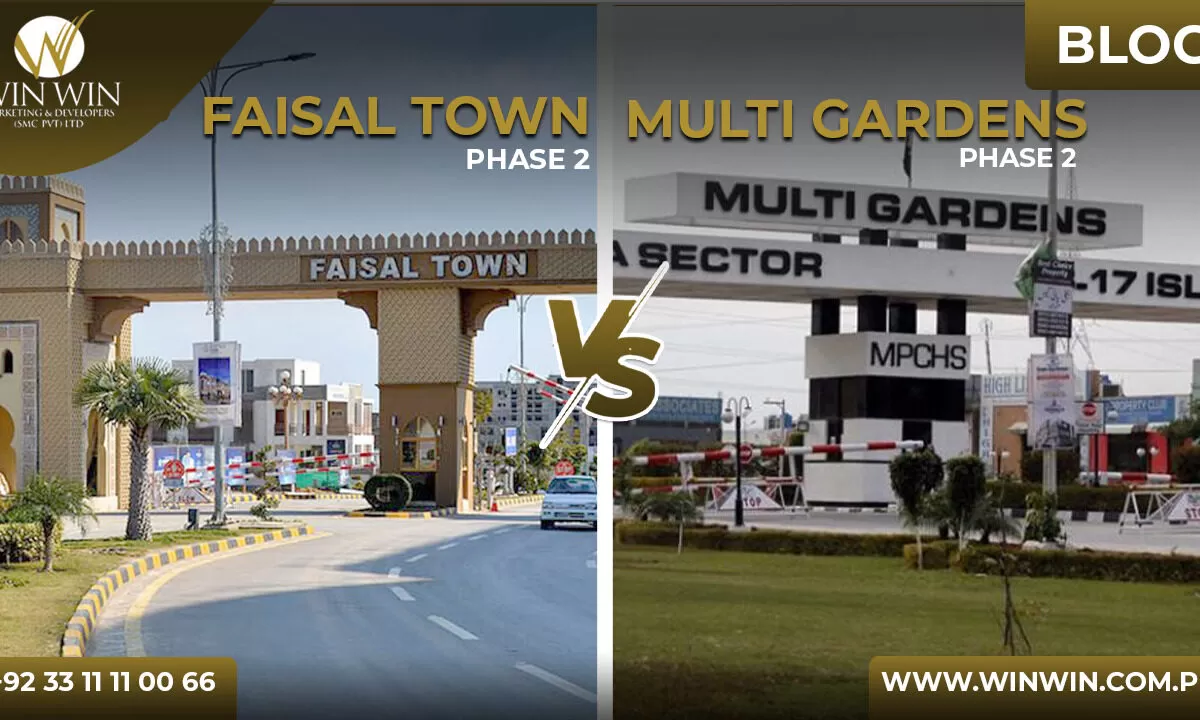 Faisal Town Phase 2 vs. Multi Gardens Phase 2