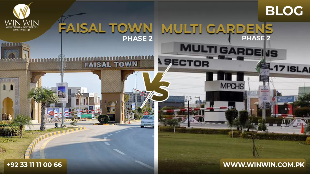 Faisal Town Phase 2 vs. Multi Gardens Phase 2